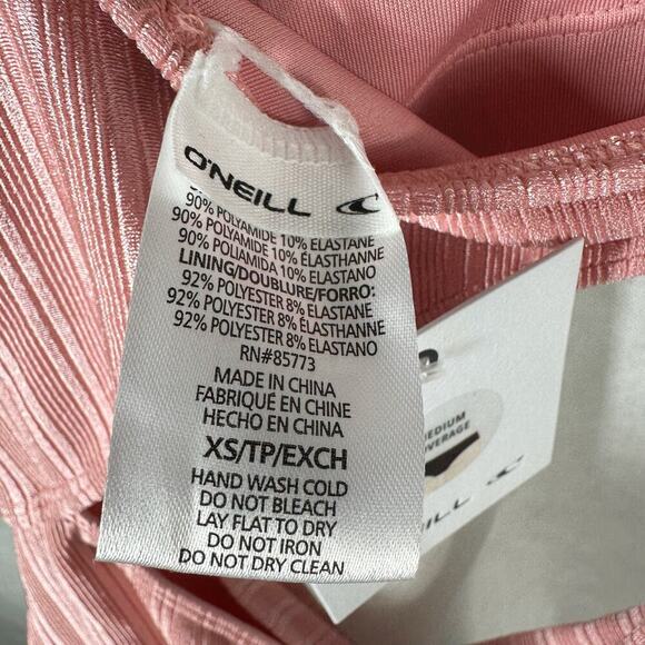 O’Neill Women’s Mizi Metallic Rib Agadir Cut Out One Piece Swimsuit XS - Picture 6 of 9